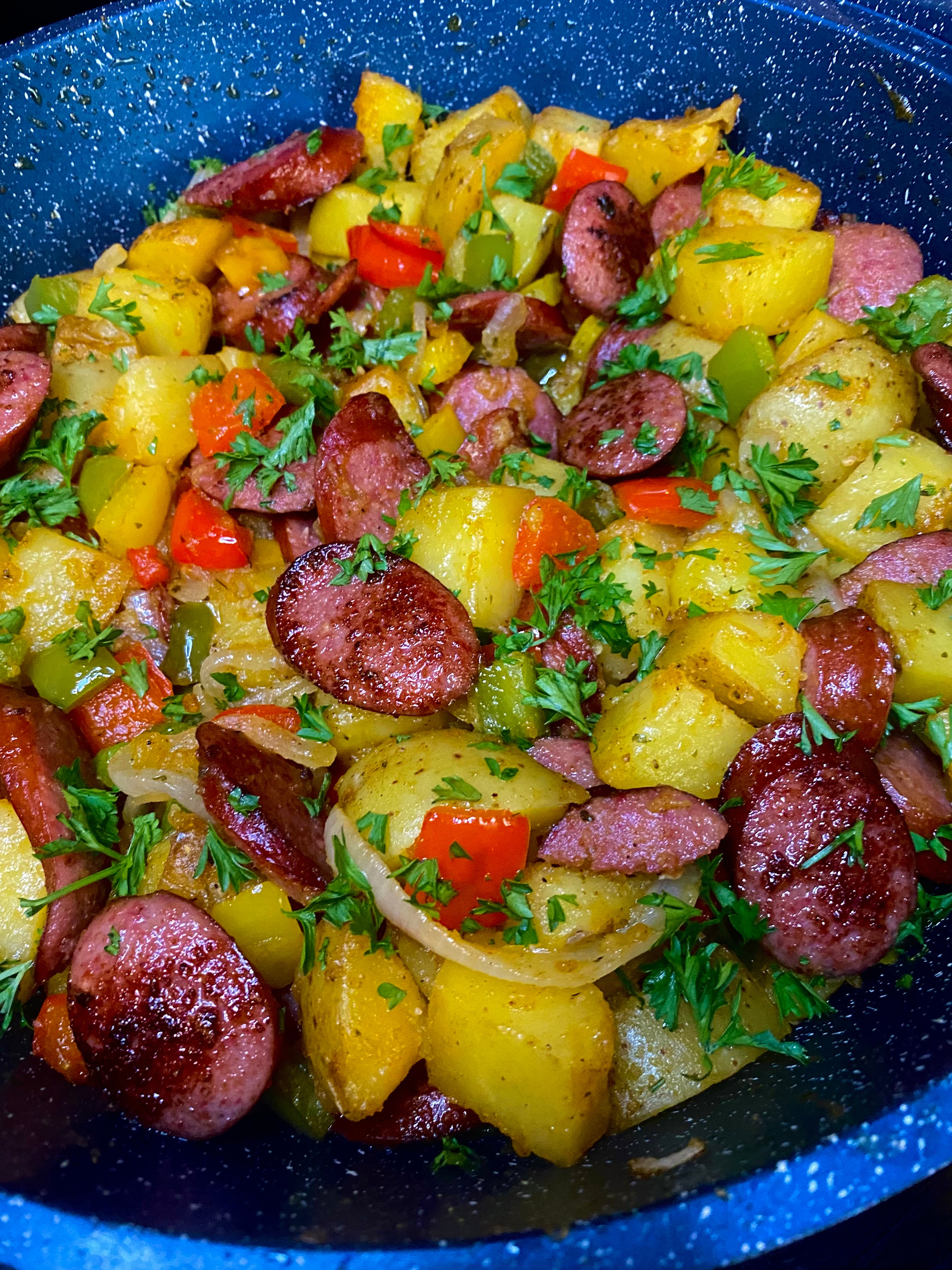 One Pot Sausage Skillet